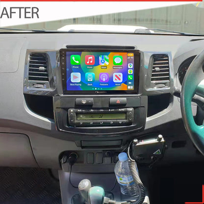 Nakamichi Wireless Apple CarPlay & Android Auto Solution for Toyota Hilux 2005-2014 (Auto A/C)