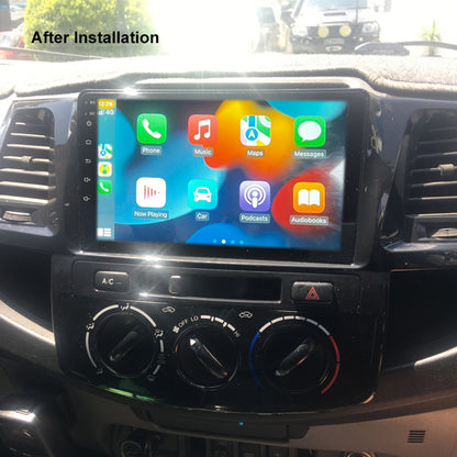 Nakamichi Wireless Apple CarPlay & Android Auto Solution for Toyota Hilux 2005-2014 (Manual A/C)