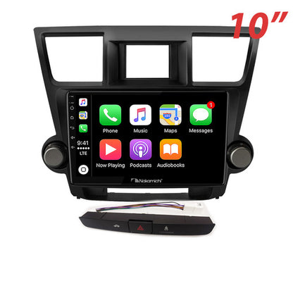 Nakamichi Wireless Apple CarPlay & Android Auto Integration for Toyota Kluger 2007-2013