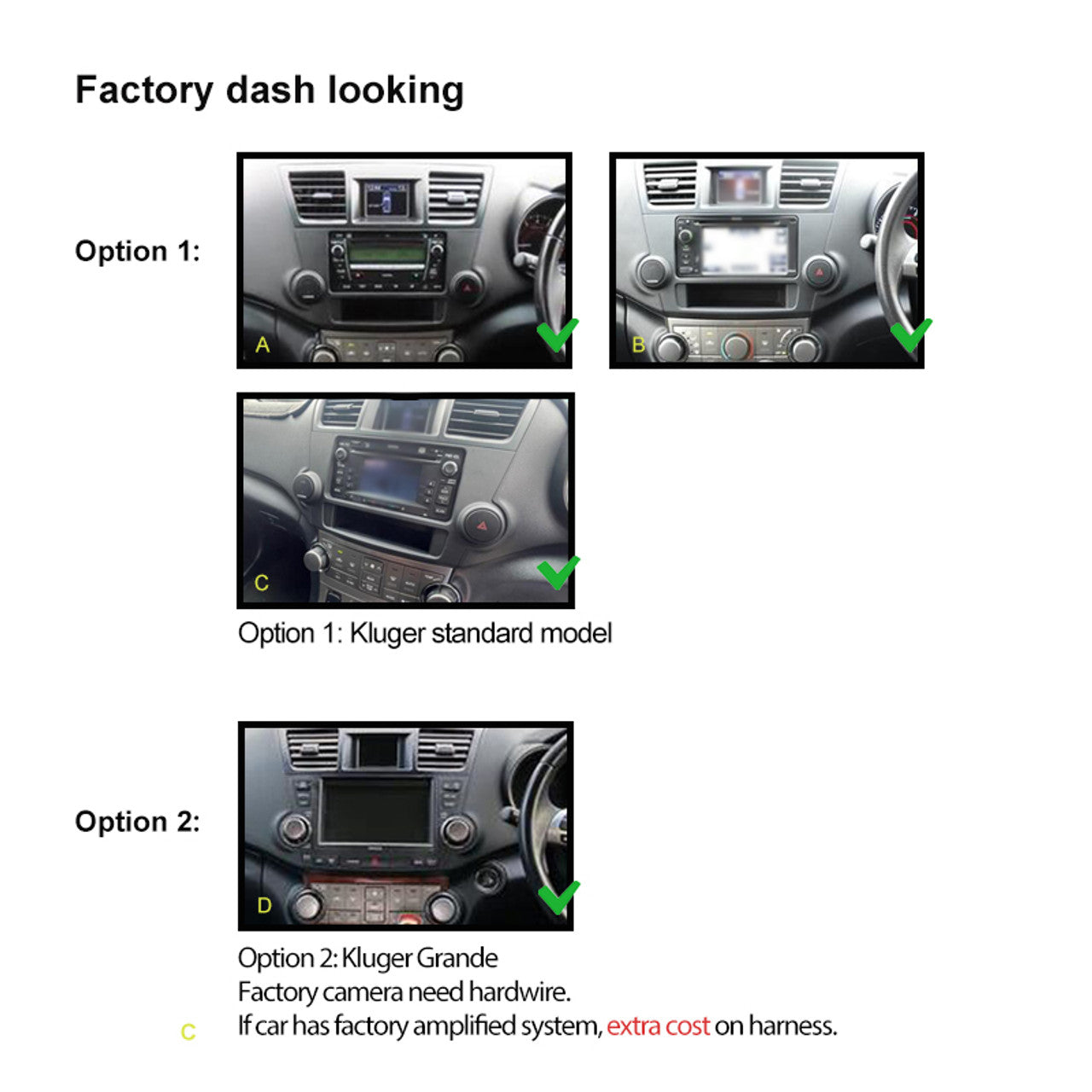 Nakamichi Wireless Apple CarPlay & Android Auto Integration for Toyota Kluger 2007-2013