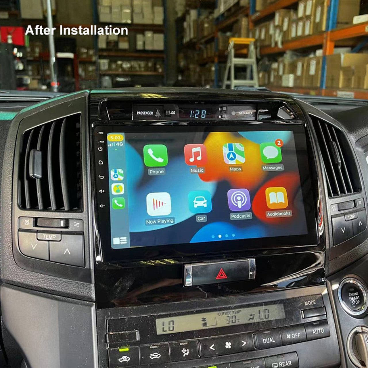 Nakamichi Wireless Apple CarPlay & Android Auto Solution for Toyota Landcruiser 2007-2015