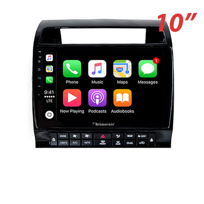 Nakamichi Android Wireless Apple CarPlay & Android Auto Sat Nav Solution for Toyota Landcruiser 2007-2015 Sahara