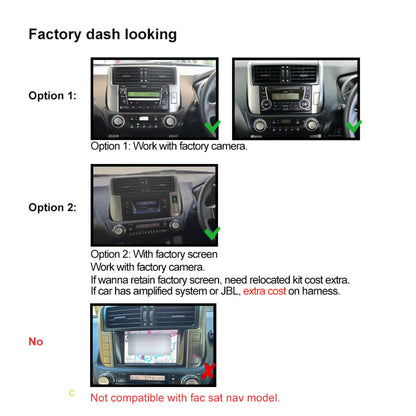 Nakamichi Wireless Apple CarPlay & Android Auto Solution for Toyota Prado 2009-2013