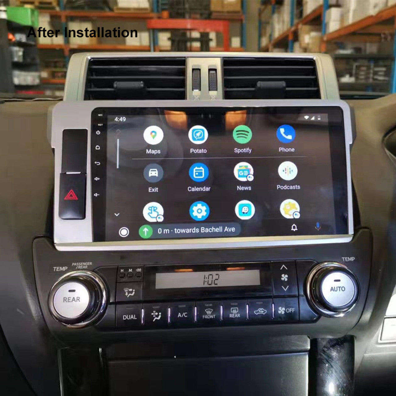 Nakamichi Wireless Apple CarPlay & Android Auto Solution for Toyota Prado 2014-2017