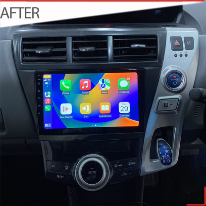 Nakamichi Wireless Apple CarPlay & Android Auto Solution Compatible with Toyota Prius V 2012-2019